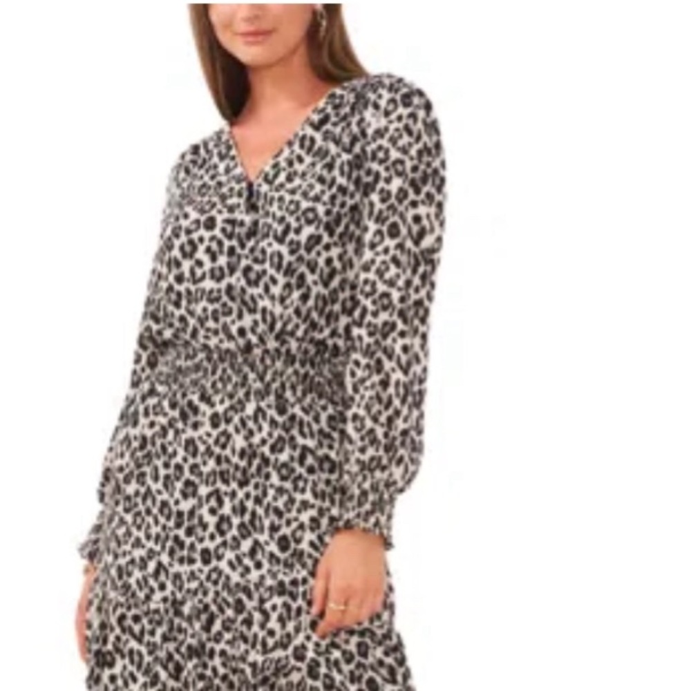 Vince Camuto Animal Cat ~ Leopard Print Dress